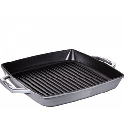 Staub Kwadratowa Patelnia żeliwna Grillowa Z Dwoma Uchwytami