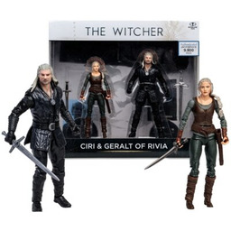 MCFARLANE Zestaw figurek The Witcher Geralt i Ciri