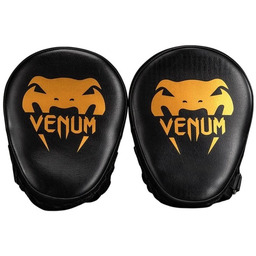 Venum Tarcze Bokserskie Łapy Light Focus Mitts Black/Gold