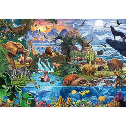 Schmidt Spiele 58866 panorama świata zwierząt, 1500 elementów