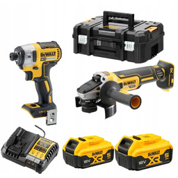 Zestaw DeWALT DCG405 DCF887 18V Xr 2x5.0Ah +Walizka