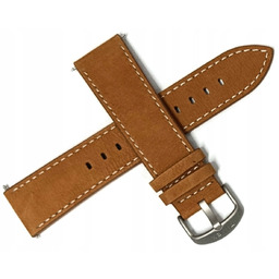 ORYGINALNY BRĄZOWY SKÓRZANY PASEK DO ZEGARKA TIMEX TW2W44600