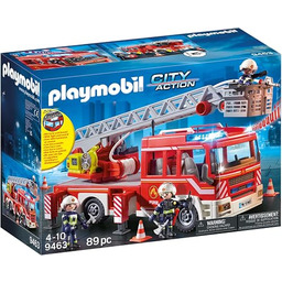 PLAYMOBIL City Action 9463 Samochód strażacki z drabiną,