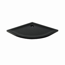 New Trendy Mild Stone brodzik akrylowy półokrągły 90x90x4,5