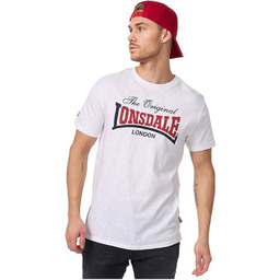 Lonsdale Męski T-shirt Aldingham biały biały 5XL