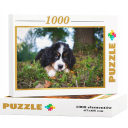 Puzzle Pies Psy Psiaki 1000el Pudełko +dowolny Tekst