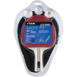 Zestaw Stiga Salty 1 rakietka,3 piłeczki+pokrowiec