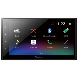 Pioneer DMH-A340DAB radio samochodowe 2DIN Bluetooth LCD Dab