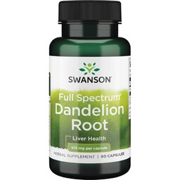 Dandelion Root (Mniszek Lekarski) 515 mg, Swanson, 60