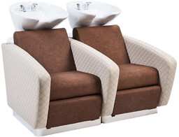 Ayala RIALTO SOFA SHIATSU Myjnia fryzjerska z podnóżkiem