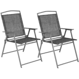 SASKA GARDEN Zestaw krzeseł ogrodowych Sydney 1055138 Szary