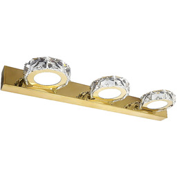 Toolight KINKIET ŁAZIENKOWY LED APP1939-3W Złoty