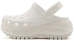 Klapki damskie chodaki sandały białe Crocs Classic Mega