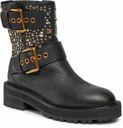 Botki Kurt Geiger 225-Hackney Biker Boot 546505109 Czarny