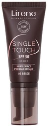 LIRENE Single Touch SPF50 nawilżający podkład kryjący 03