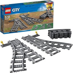 LEGO 60238 City Zwrotnice, Zestaw Kolejowy dla Dzieci,
