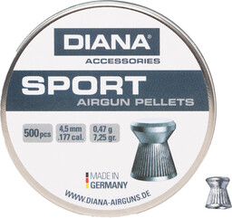 Śrut 4,5 mm Diabolo Diana Sport 500 szt.