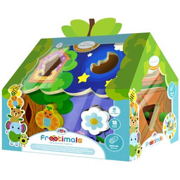 KIDS EUROSWAN Zabawka edukacyjna Frootimals Domek Sorter Kształtów