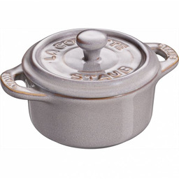 Staub Mini Cocotte Okrągły 200 Ml, Antyczny Szary