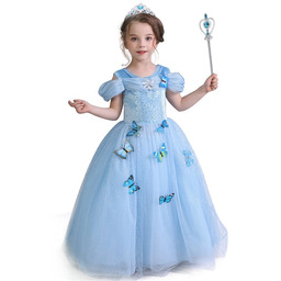 Suknia Kopciuszek Cindirella królewna kostium 128