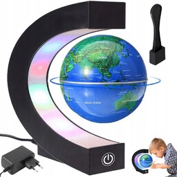 Globus Podswietlany Led Lewitujacy Magnetyczny Lampka Nocna