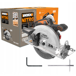 Pilarka Tarczowa do drewna Bezszczotkowa 185mm Worx WX520.9