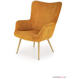 Fotel wypoczynkowy AMARO Halmar Musztardowy