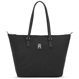 Torebka Tommy Hilfiger Poppy Th Tote AW0AW15639 Czarny