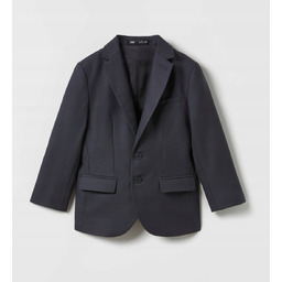 Zara Premium marynarka z domieszką wełny odcień szarości