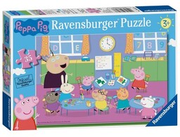RAVENSBURGER Puzzle Świnka Peppa i cała klasa 8627
