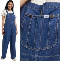 Lee Loose Bib Indigo Rush Ogrodniczki Luźne Damskie