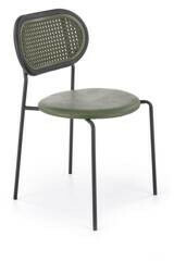 Krzesło Lander zielone/ rattan