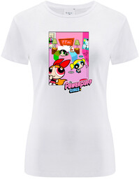 Koszulka damska The Powerpuff Girls wzór: Atomówki 002,
