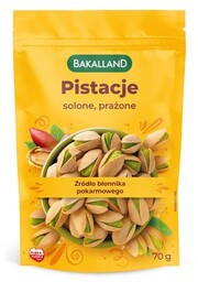 BAKALLAND Pistacje prażone (70 g)