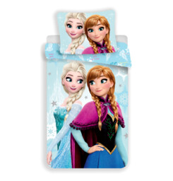 Jerry Fabrics Pościel bawełniana 140x200 Frozen Kraina Lodu