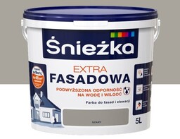 ŚNIEŻKA Farba elewacyjna Extra Fasadowa szara 5L