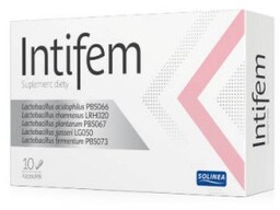 Intifem,10 kaps. bakterie kwasu mlekowego