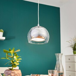 EGLO Lampa wisząca Rocamar 1-punktowa w kolorze chromu