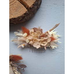 Pakamera Beżowy grzebyk do włosów