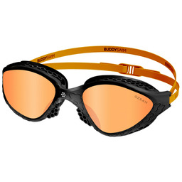BUDDYSWIM Okulary do pływania OZEAN black-orange/orange
