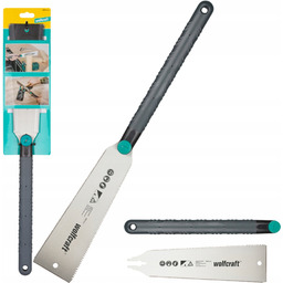 Wolfcraft Piła japońska do drewna listw 240mm dwustronna