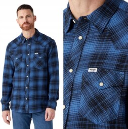 Wrangler LS WESTERN SHIRT Federal Blue GRANATOWA KOSZULA