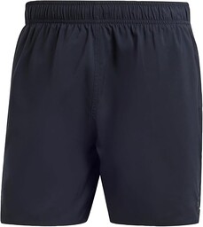 adidas Mężczyźni Solid CLX Short-Length Swim Shorts, Black/Lucid