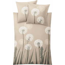 Kleine Wolke Belfiore pościel, bawełna, szarobrązowa (taupe), 135