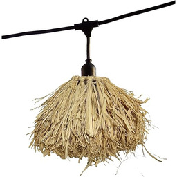 Zewnętrzny łańcuch świetlny 6 m z 7 żarówkami