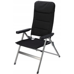 Krzesło ogrodowe składane 6-pozycyjne z aluminiową