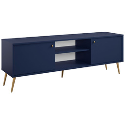 Szafka RTV niebieska 156 cm Rose 08 (ID:246664,