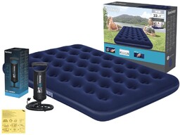 Materac Dmuchany Dwuosobowy 137x191x22 Bestway 67002 + POMPKA