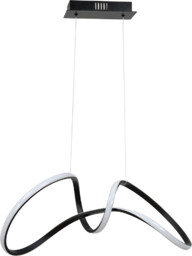 Milagro Wisząca lampa designerska Tesoro LED 48W czarna