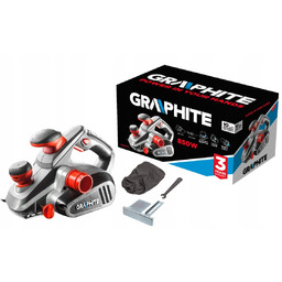 Graphite Strug 850W głębokość strugania 3mm szerokość strugania